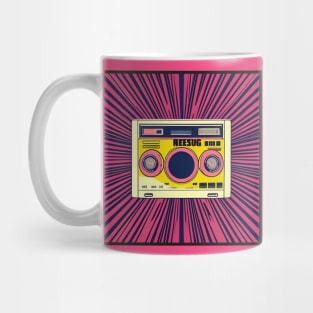 Vintage Retro Music 80s Audio Cassette Tape 088 Mug